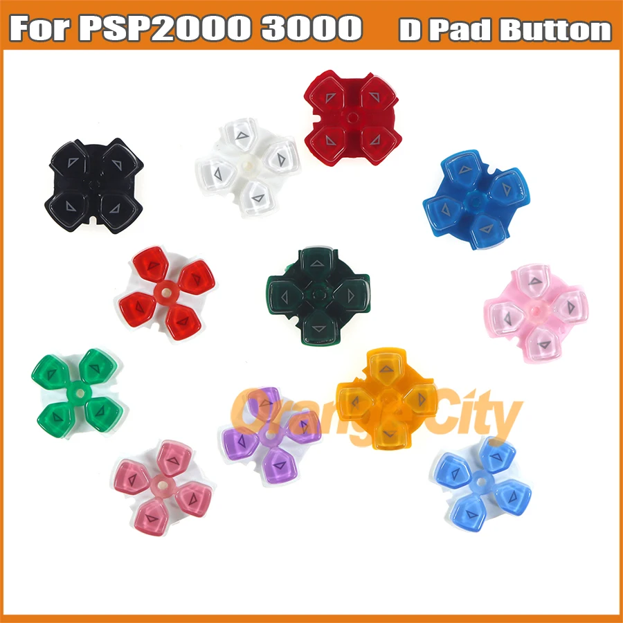 1PC For PSP3000 Direction Key Cross Button For PSP2000 D-Pad Left Button 12 colors