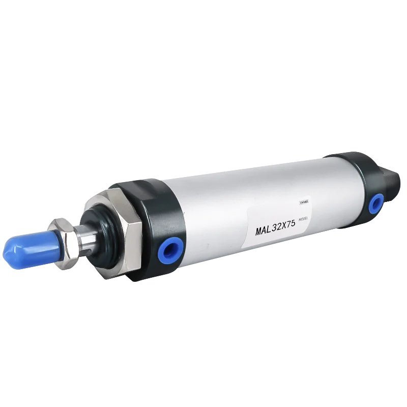 

Мини-цилиндр из алюминиевого сплава серии MAL, небольшой пневматический круглый маленький пневматический цилиндр MAL16-10 MAL16-50 MAL 16-100 MAL160-150