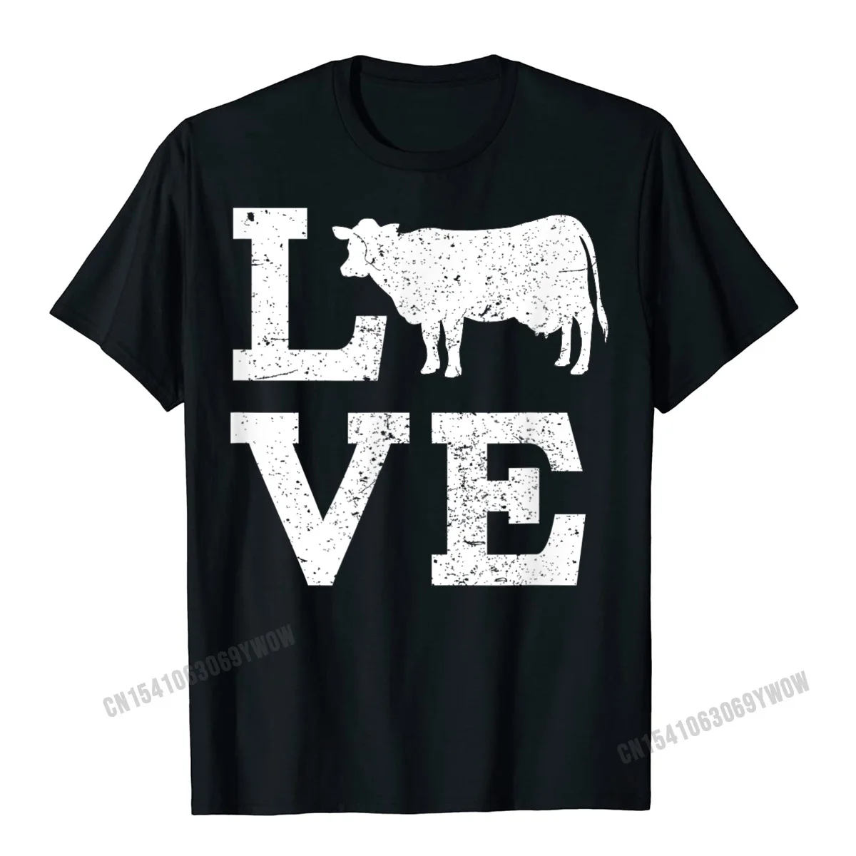 

I Love Cows T-Shirt Funny Harajuku Cotton Summer Tops Shirts Designer Male T Shirts Personalized Oversized T Shirt