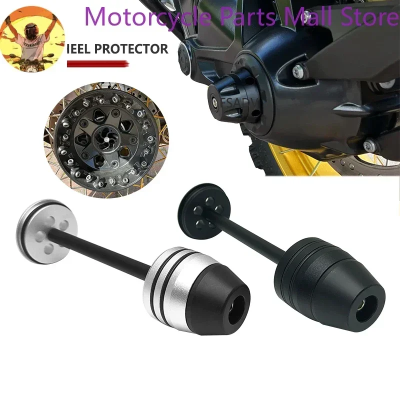 For BMW R1200GS LC R1250GS Adventure R NINE T R9T R1200 GS S/ST/RT Rear Wheel Fork Axle Cap Crash Protector Slider Spindle Hub