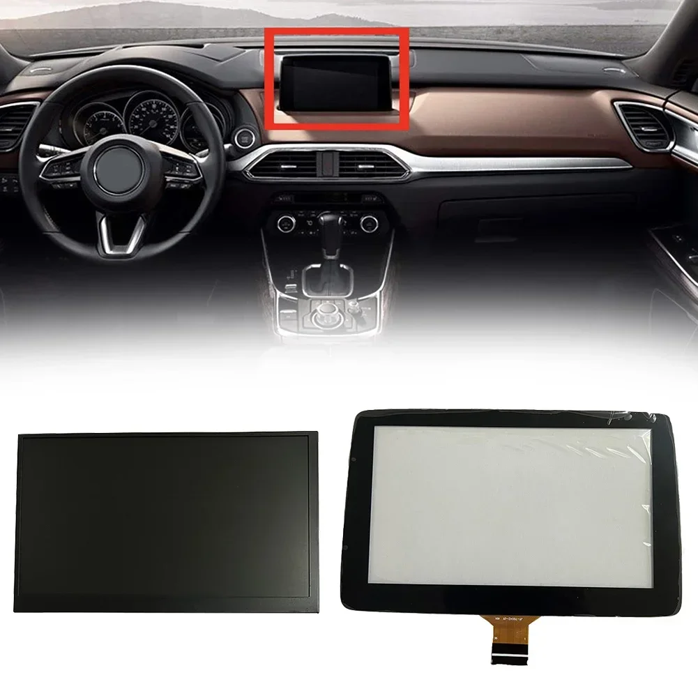 7 Inch LCD Display Touch Screen Digitizer For Mazda 3 CX-3 MX-5 Radio Nav Monitor TM070RDZ38 Navigation Radio Display