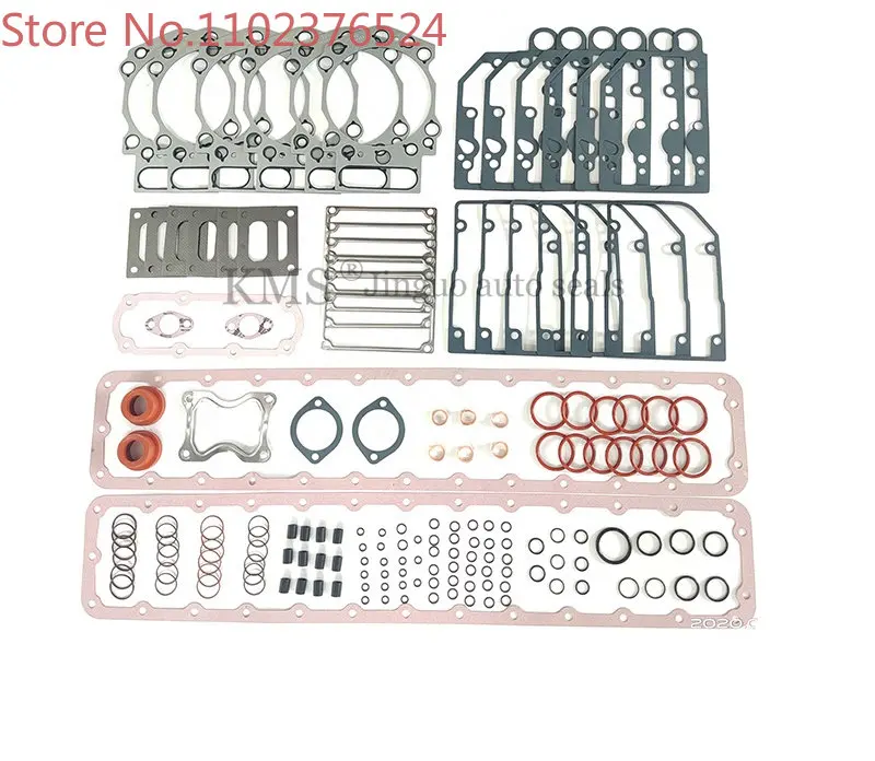 

QSK19 KTA19 K19 engine parts overhaul gasket set upper engine gasket kit 4352582 3804667