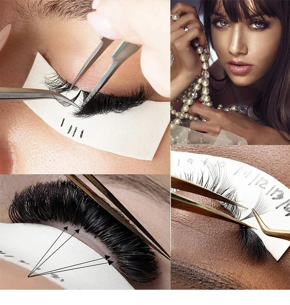 110 Stück/Rolle Augenpflaster Schaumstoff-Augenpads Selbstklebende Wimpernverlängerungs-Sticker Augenpad Make-up Zubehör – Detail 6