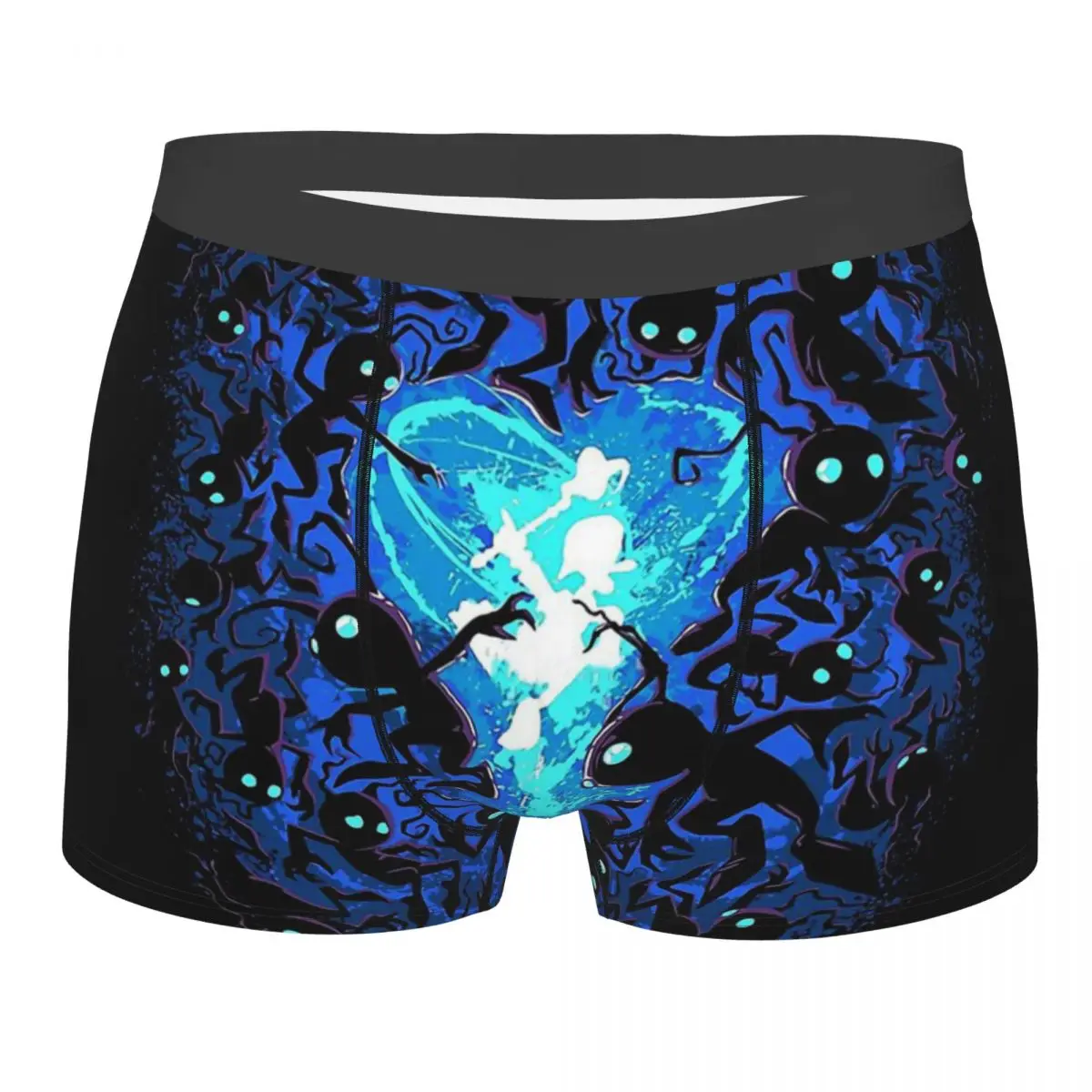 Kingdom Hearts Heartless Magician Underpants Cotton Panties Male Underwear Print Shorts Boxer Briefs