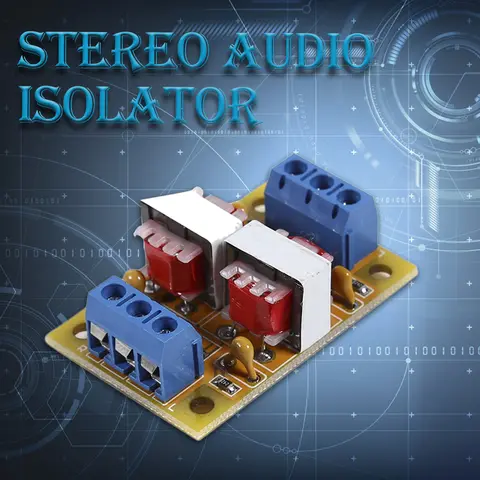 HiFi Audio Stereo Isolator Common Ground Acoustic Noise Isolation Eliminater