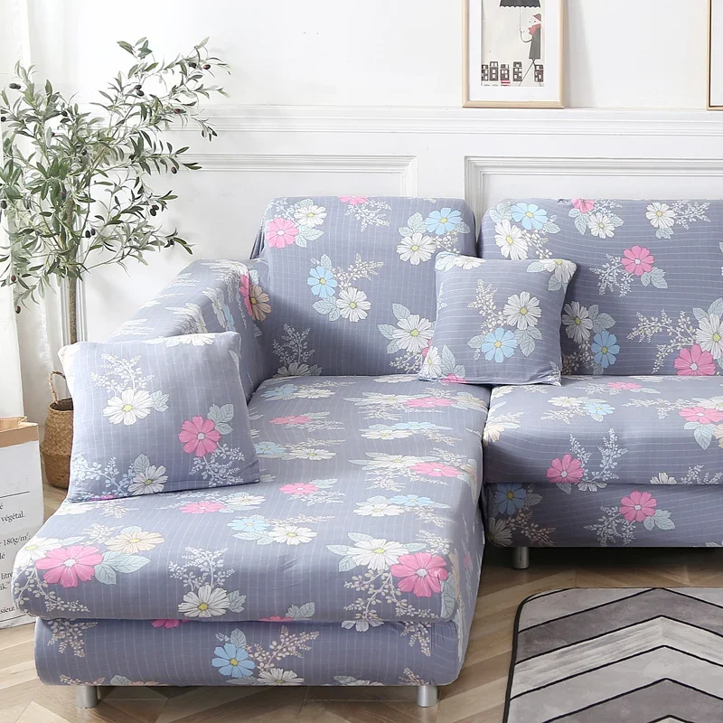 New Stretch Sofa Cover Slipcovers Elastic All-inclusive Couch Case For Different Shape Sofa Loveseat Chair L-style Sofa Case