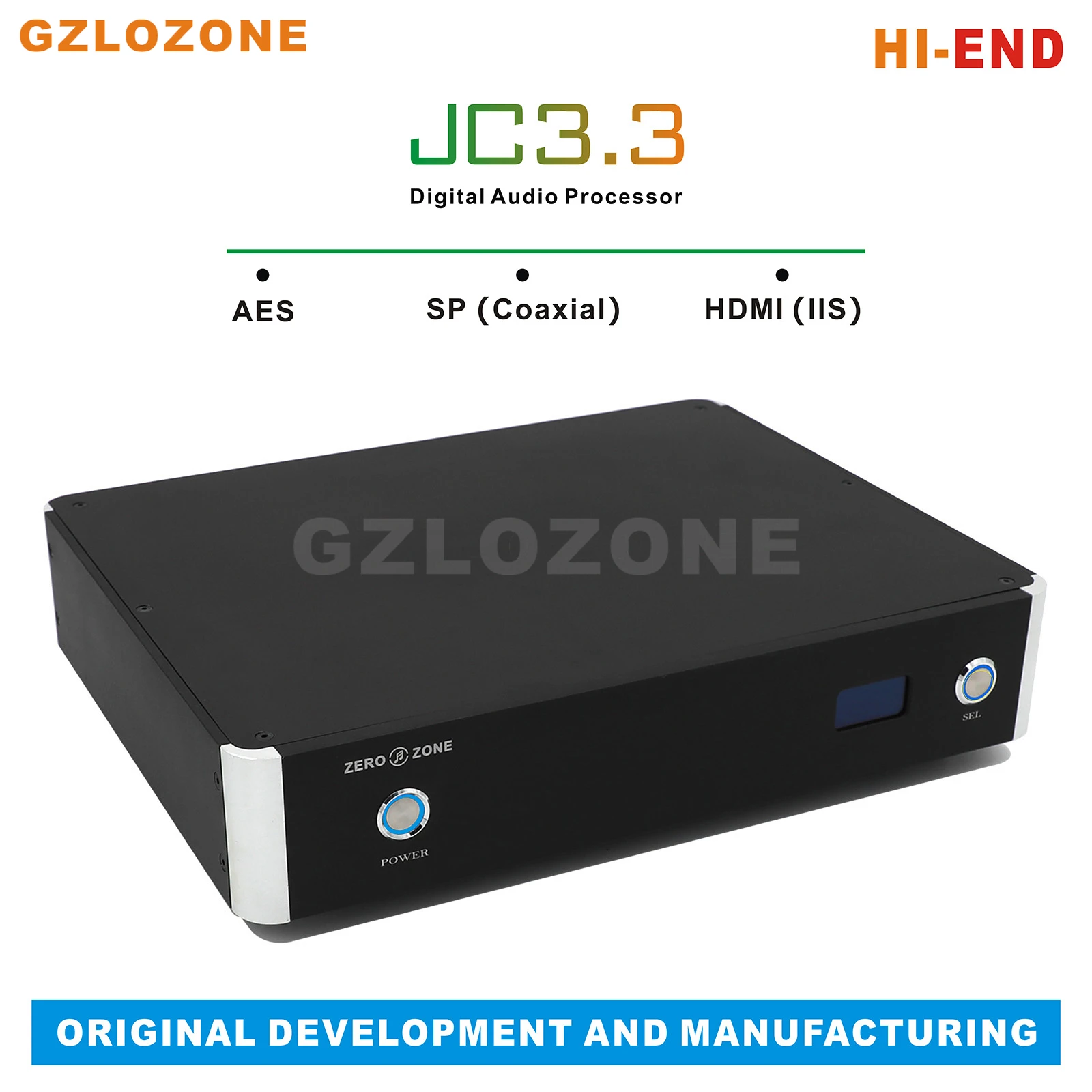 

ZERO-ZONE HI-END Jitter Comber JC3.3 Digital Audio Signal Processor Support AES/SP (Coaxial) /HDMI (IIS) IN And OUT (Z-22)