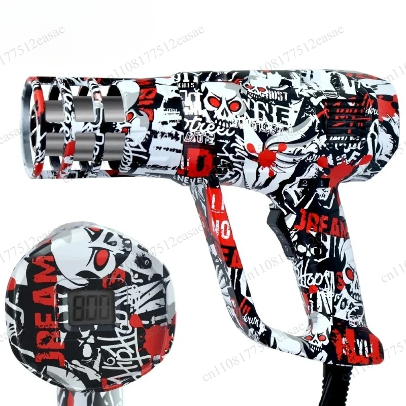 2000W Adjustable Temperature Heat Gun With Display, Custom Pattern, For Car Wrapping Work Tools