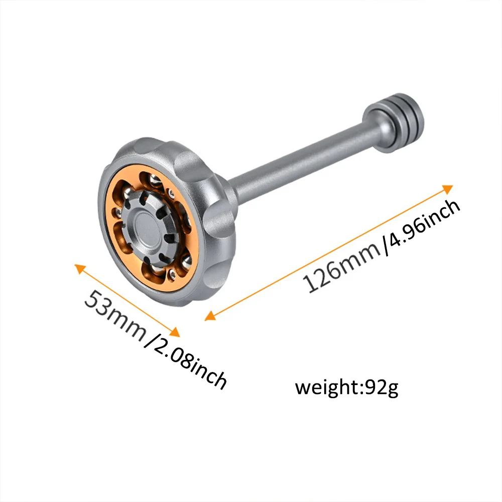 Fidget Spinner Aluminium Alloy Spinning Top Tip Stress Relief Toy Gyro EDC Beetle Finger Spinner Toy Gifts