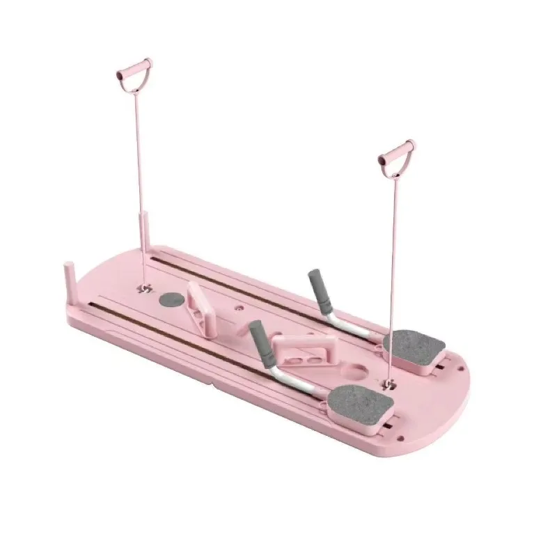 YTYINMultifunctional Plastic Fitness Board Ab Wheel Automatic Recoil Smart-Timed Foldable Resistance Rope Core-Engaging Abdomina