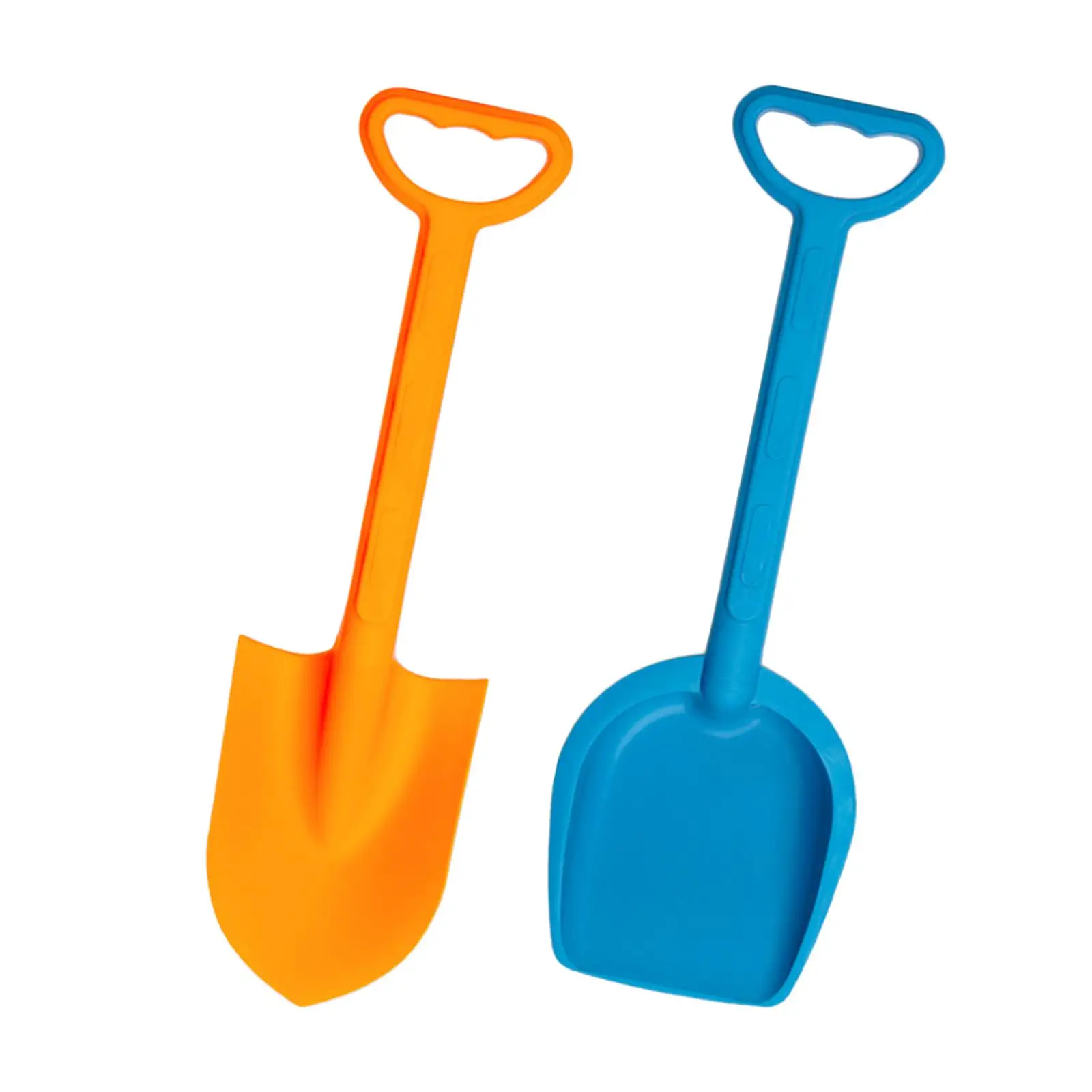 Kids 'Garden Tool Pás Brinquedos, Sturdy Snow Scoops para Crianças, Escavando Areia, Presente do Dia dos Namorados, Espadas de Praia, 2Pcs