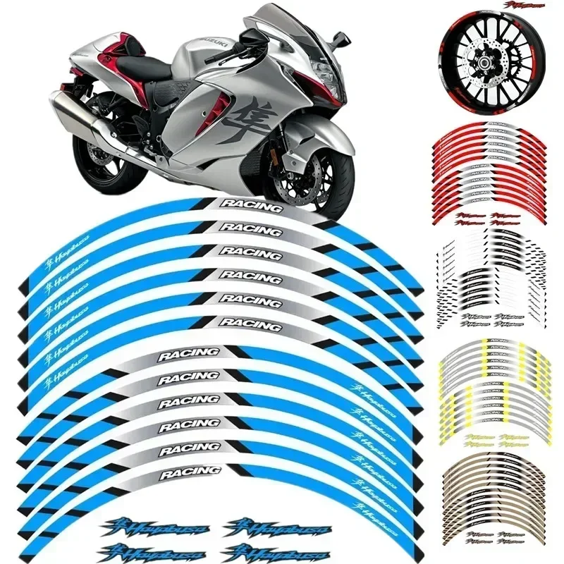 

For Motorcycle Motor Parts Contour Wheel Decoration Decal Sticker - F Suzuki Hayabusa GSXR 1300