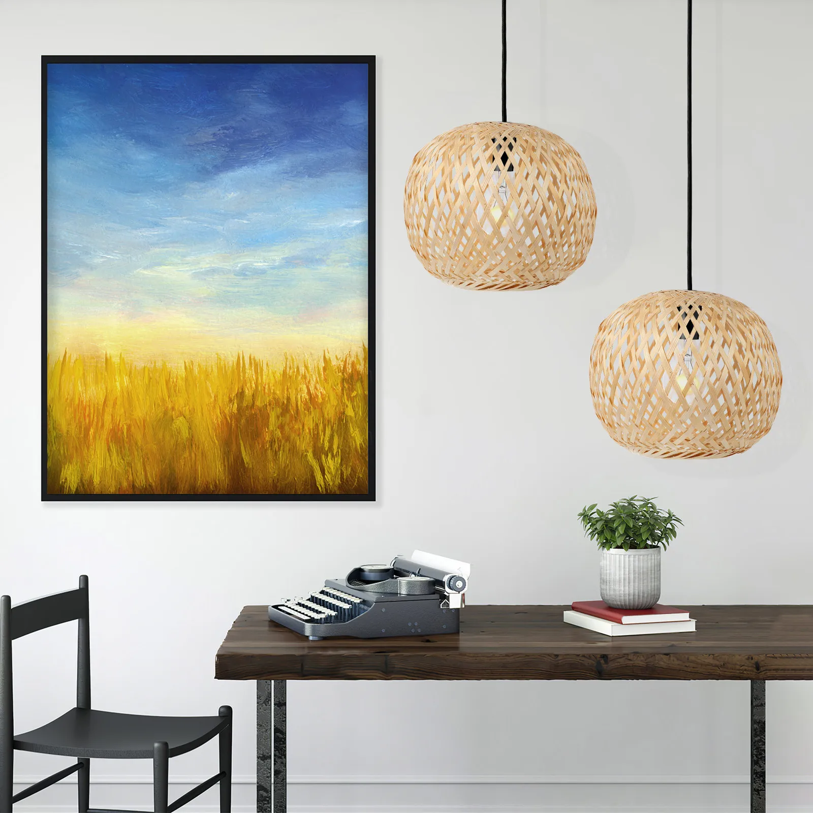 

Бамбуковый абажур для подвесного светильника: простой, элегантный, плетеный, декоративный, аксессуар для потолочного светильника