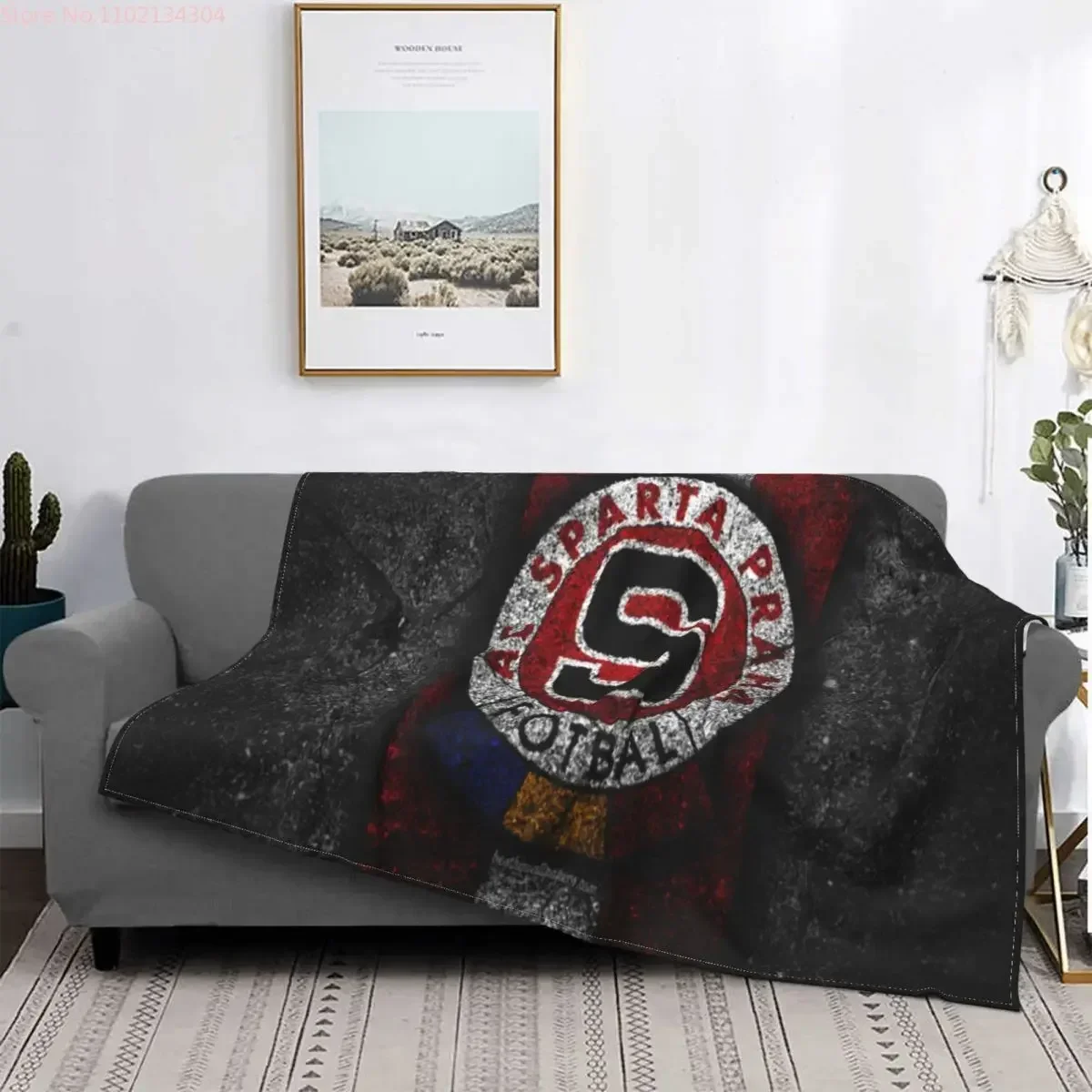 2022 Ac Summer Fitness Men Cotton T Czech Republic Sparta Praha Club Camiseta Iron Fans Flannel Blanket Custom Blankets