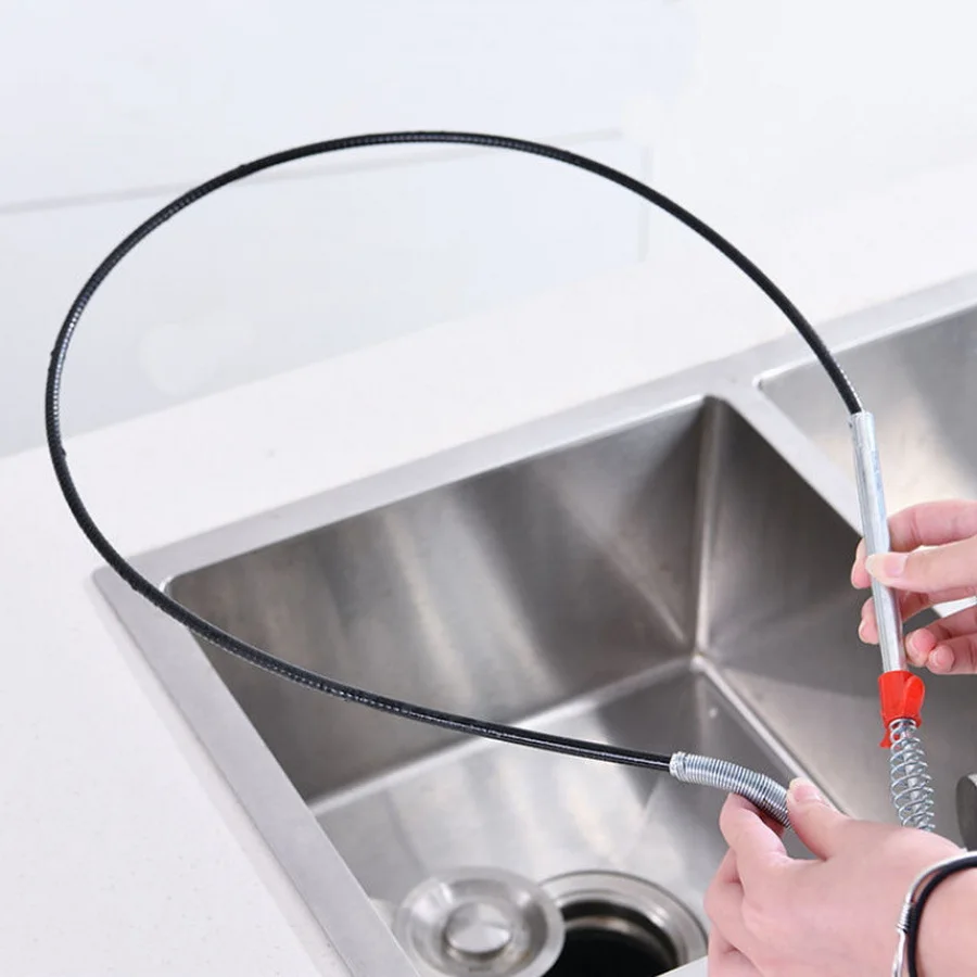 156 سنتيمتر/61.41in المجاري أربعة مخلب Unclogger تنظيف مخلب الشعر ، انسداد القمامة أدوات الانتقاء والتجريف