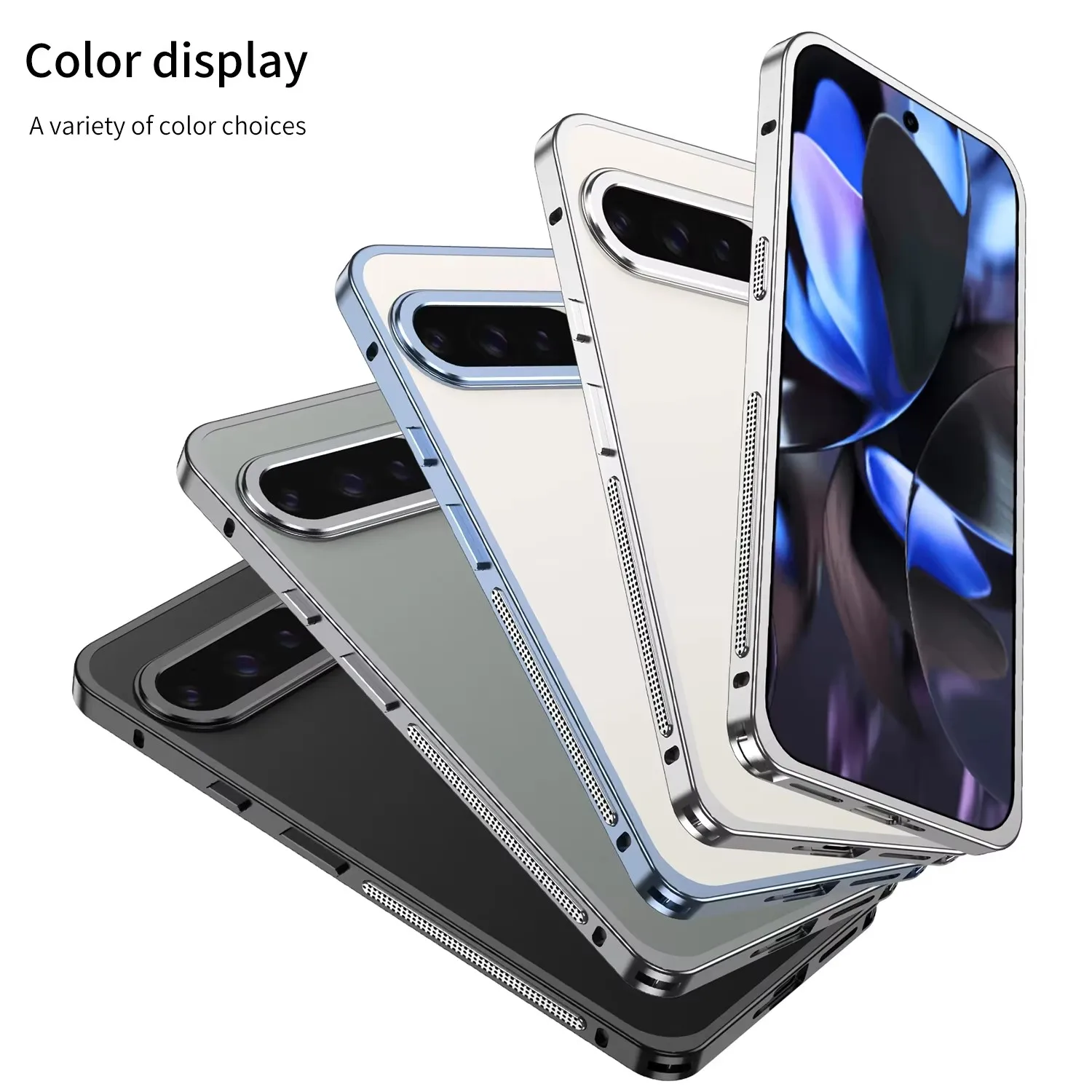 Rahmen Stoßstange Telefon Fall Für Google Pixel 9 10 Pro XL Metall Objektiv Schutz Kühlung Stoßfest Abdeckung Luftfahrt Aluminium Legierung
