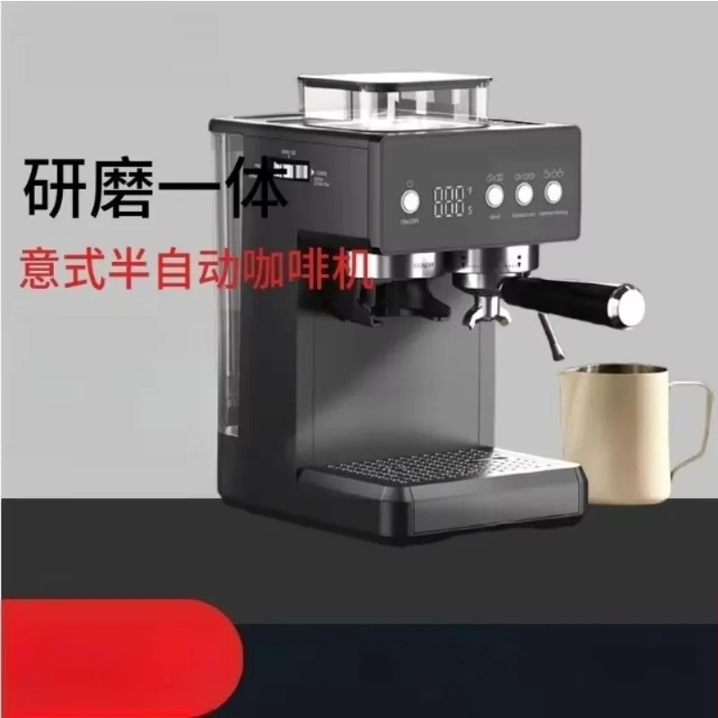 European standard coffee machine household espresso high pressure automatic coffee grinder milk foam thermal extraction