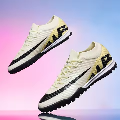 New Men Football Boots Cleats Soccer Shoes Futsal Sneakers Mid-top Non-Slip High-quality Match Indoor Hot-selling FG/TF