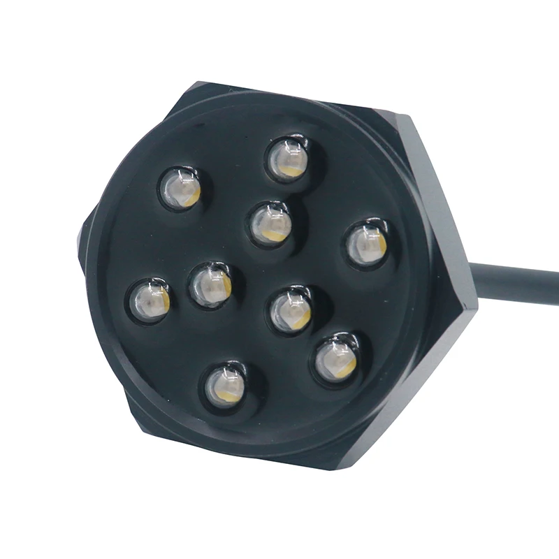 LED Boat Drain Plug Ship Fish Tank Swimming Pool Bath Sauna Light DC12/24V 36W Aluminum Alloy IP68 Waterproof