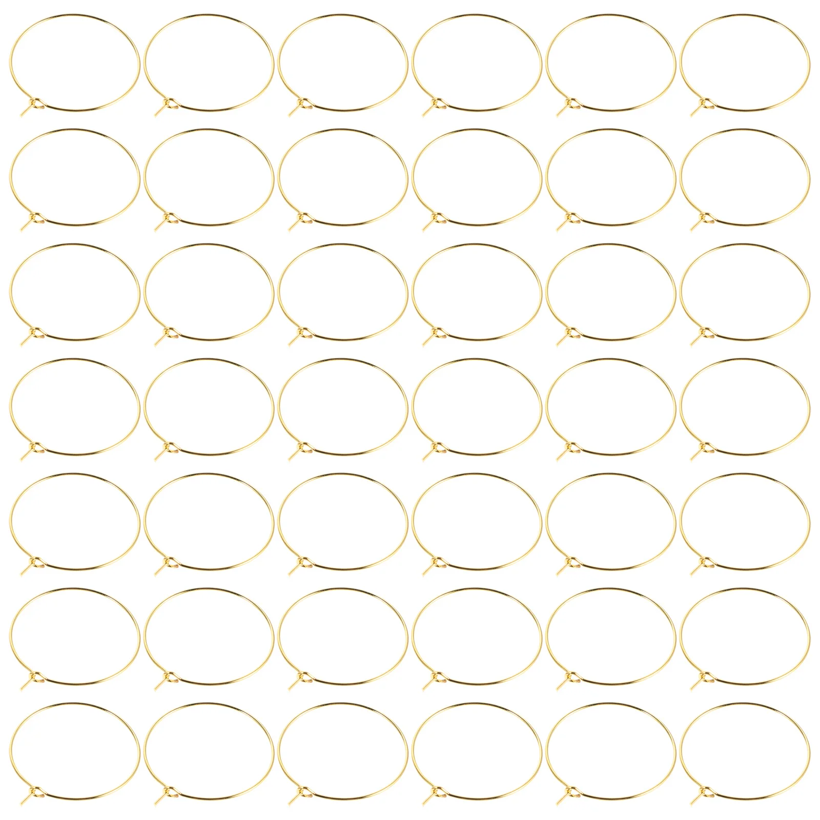 

200Pcs Wedding Glass Markers Charms 25mm Reusable Metal Drink Identifiers Party Cup Tags Wine Glass Charm Rings