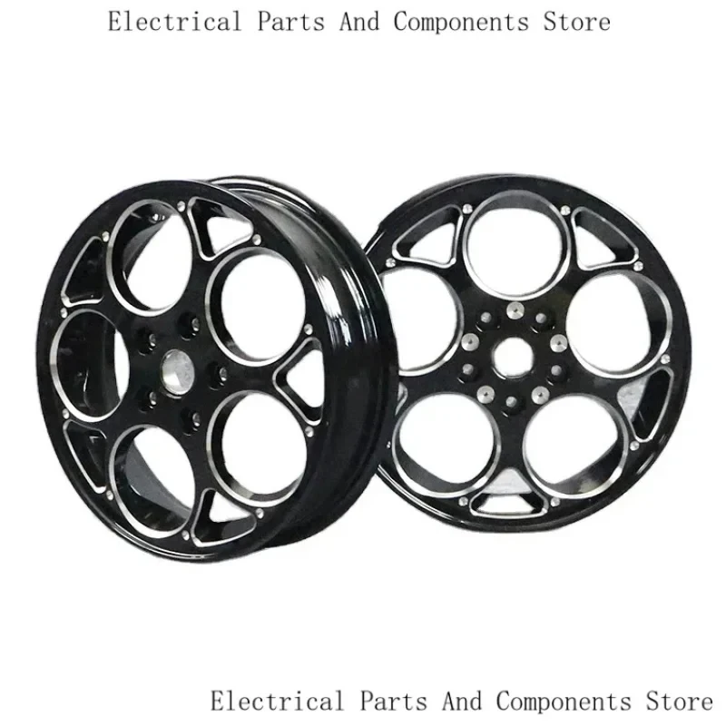6061-A Aluminum Wheels Sprint 300CC Scooter Bright Black 3.0*12 Inch GTS