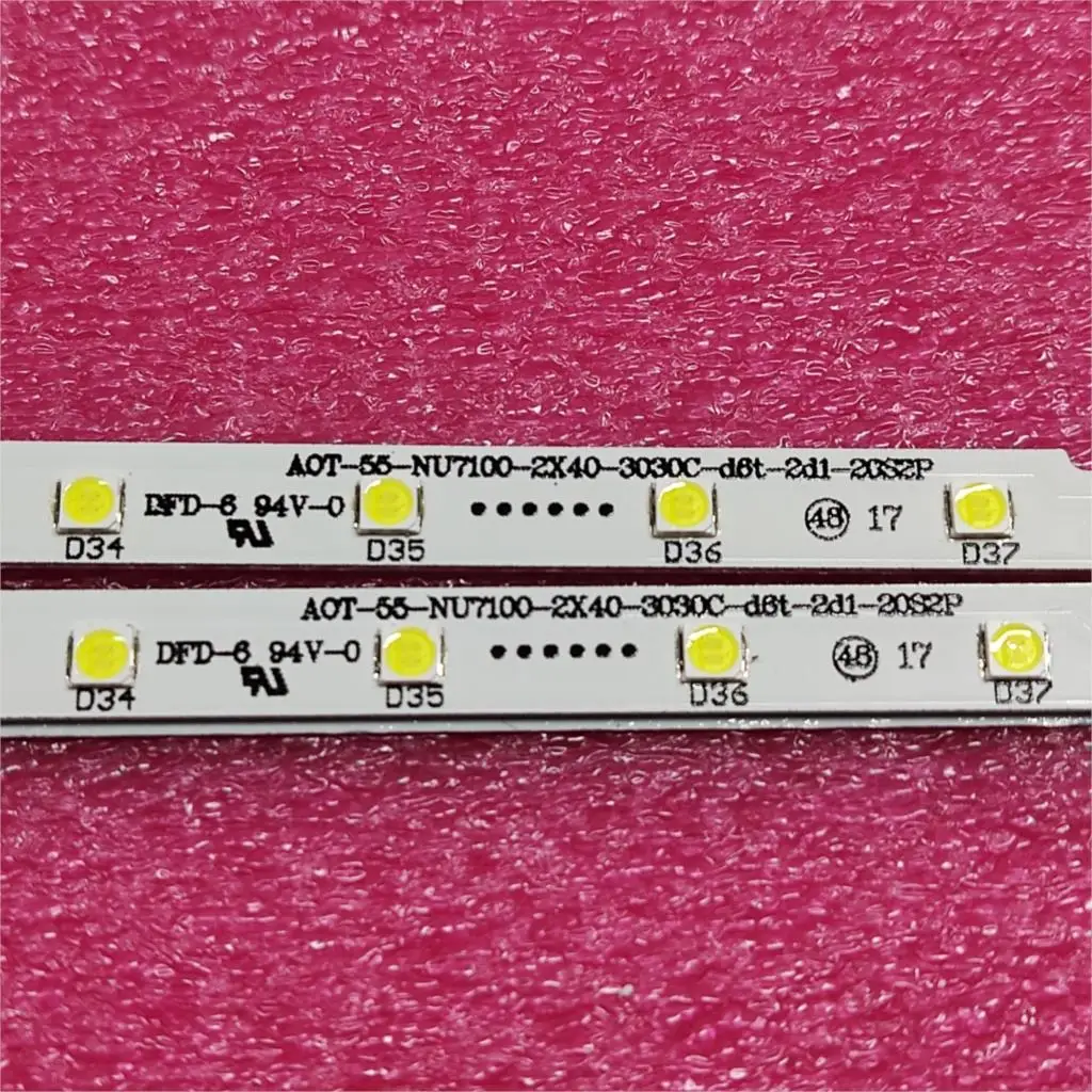 Imagem -03 - Fita de Retroiluminação Led para 55nu7100 Ue55nu7300 Ue55nu7100 Ue55nu7105 Aot_55 _ Nu7300 _ Nu7100 r Sam.us Bn9645913a Bn6115485a