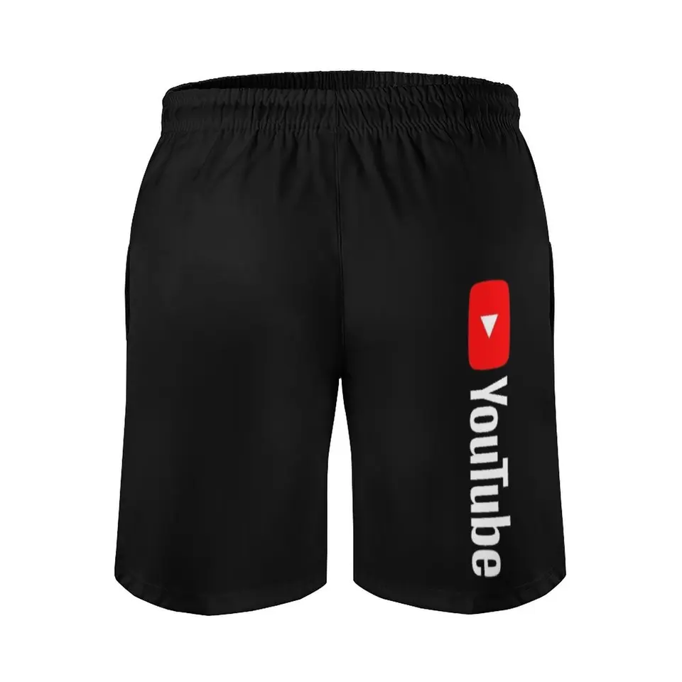 Youtube Logo Quick Dry Summer Mens Beach Board Shorts Briefs For