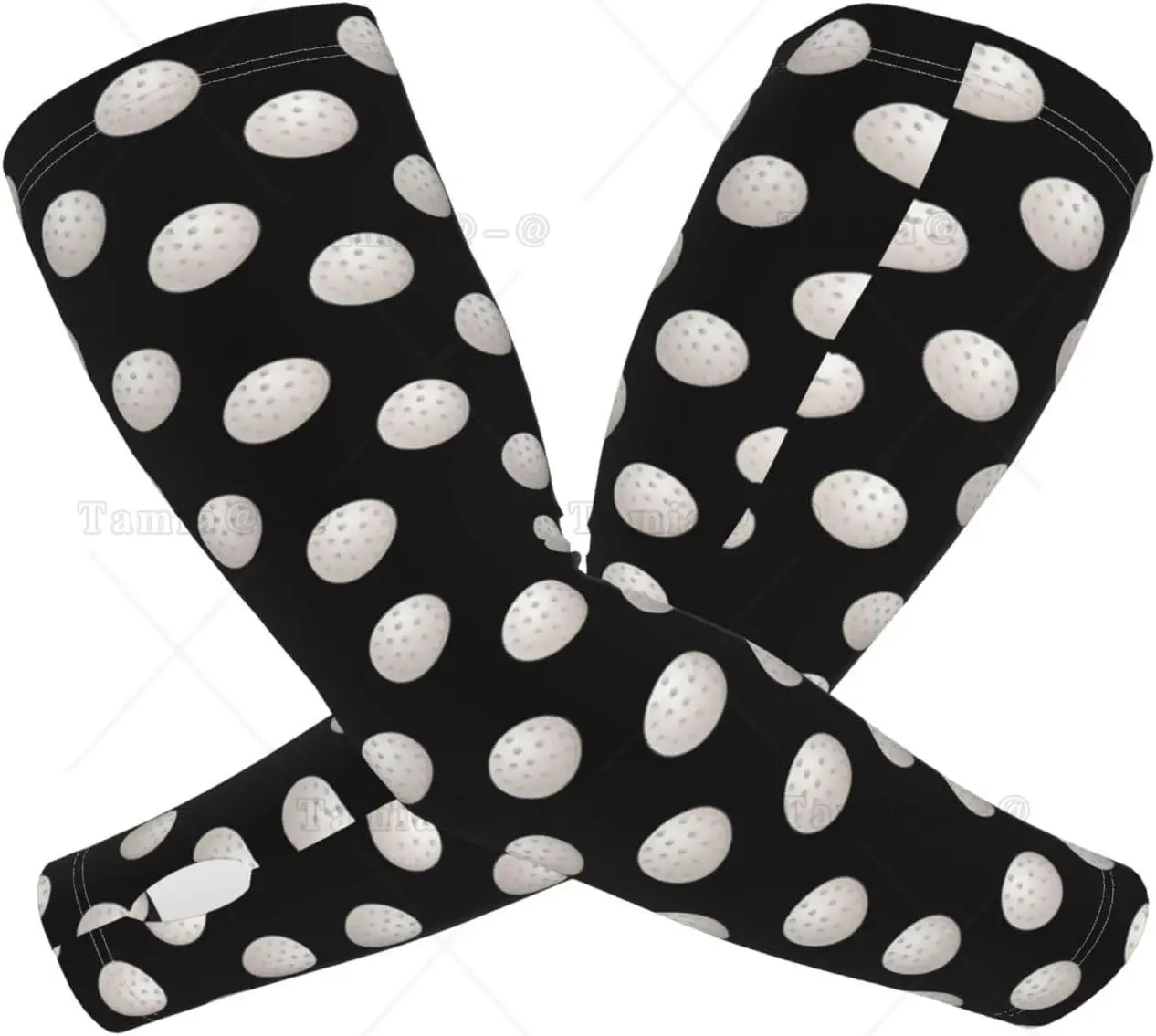 Funny Golf Ball Sleeves Women Men Golfing Sun Arm Sleeves Cooling Sports Sleeves for Running Cycling Hiking,Driving
