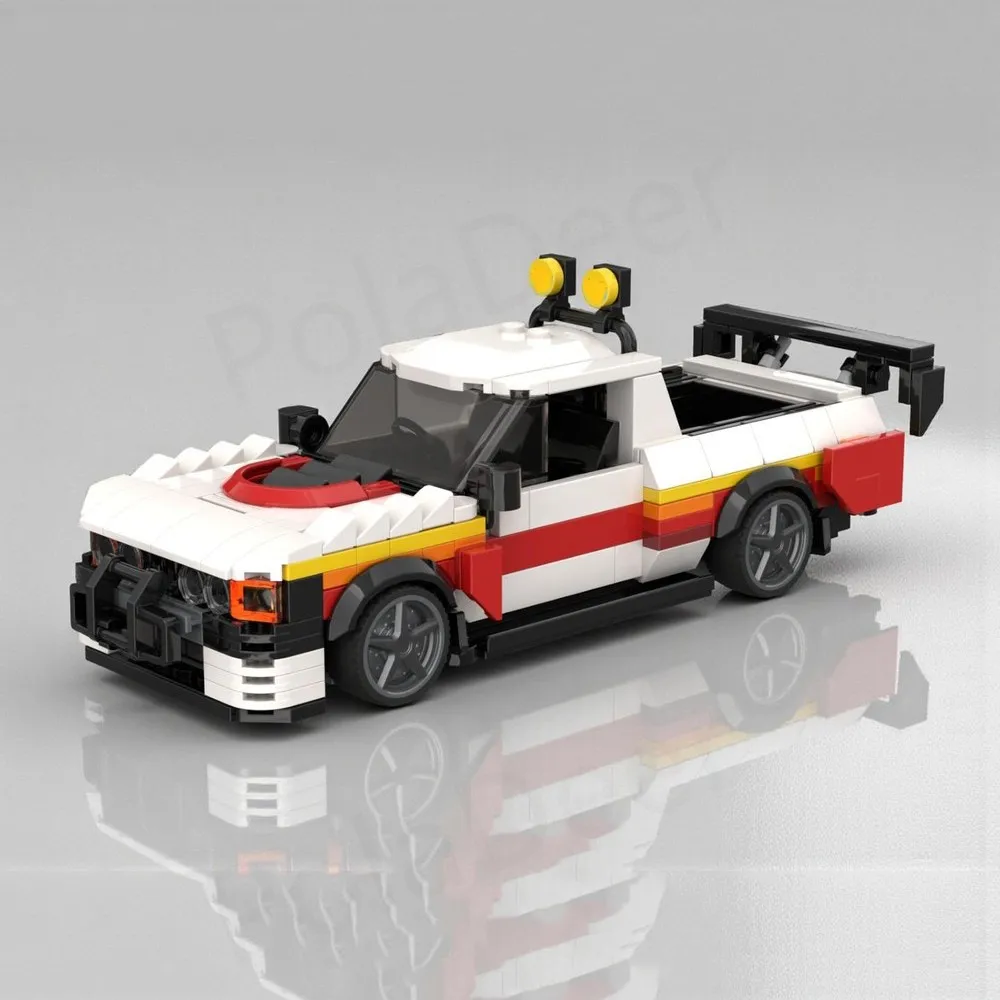 PolaDeer DIY MOC 446PCS Racing Brataroo 9500 Turbo Bausteine Montagemodell Spielzeug Geburtstagsgeschenk für ein Kind oder einen Freund – Detail 2