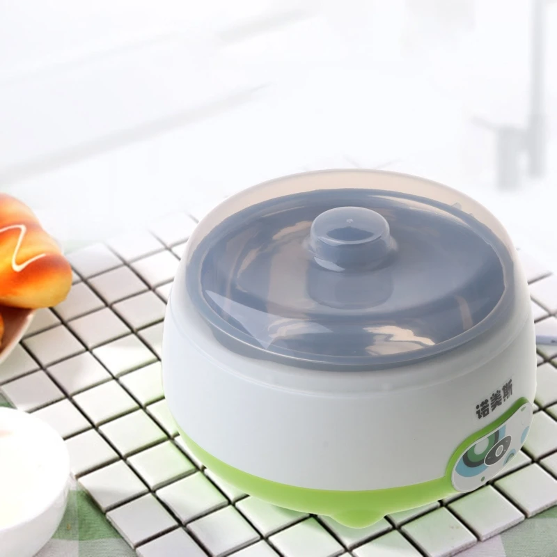 Máquina automática yogur con revestimiento acero inoxidable, máquina para hacer yogur, contenedor yogur DIY para