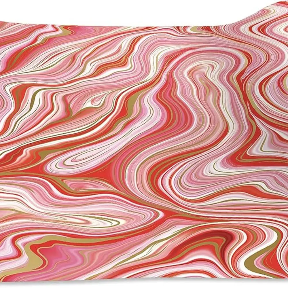 Jumbo Marbled Red Wrapping Paper (6 Rolls, 10ft x 30in)