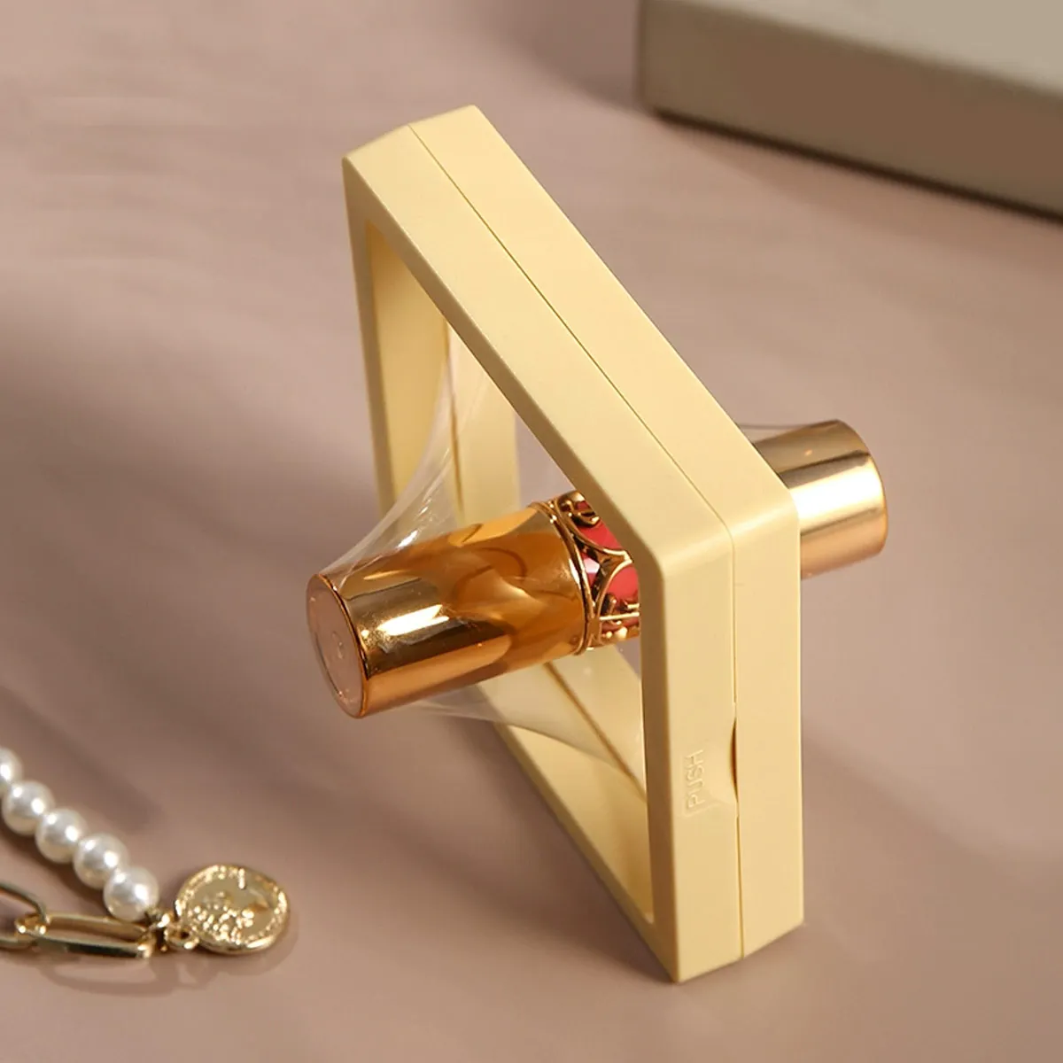 10 قطع، صندوق عرض عائم شفاف، صندوق تغليف مجوهرات من البلاستيك، مجوهرات، قلادة، خاتم، وصندوق تخزين قابل للجمع