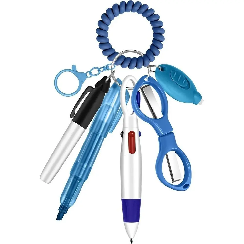 New Portable Nurse Pen Pack Retractable Durable Nurse Badge Set Lanyard Keychain ID Badge Reels Nurse Badge Clip Accessory Gift