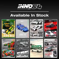 INNO In Stock 1:64 LBWK F40 RX7 RX3 308 GTB GTR R34 R35 AE86 Diecast Car Model Collection Toys