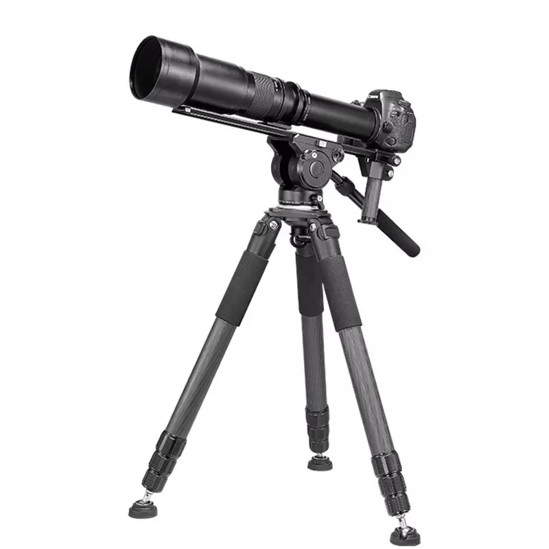 ST424C Professional Heavy Duty 30kg Load Camera Tripod Ultra Stable Top Level Birdwatching Camera Stand 40mm Leg Tube