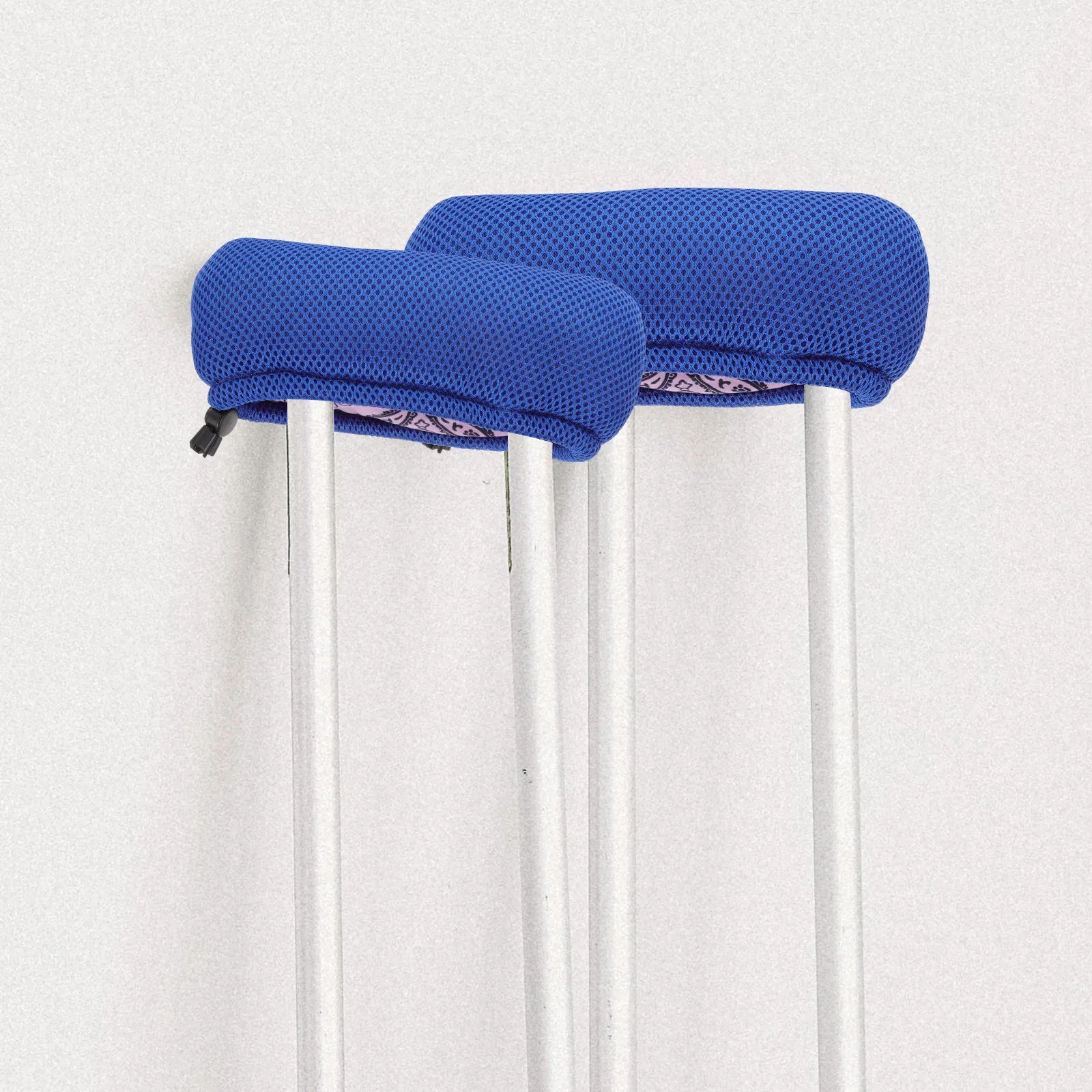 

1Pair Crutch Underarm Cushion Reusable Padded Mat Stylish Design for Standard Crutches Easy Install Support Pad for Seniors