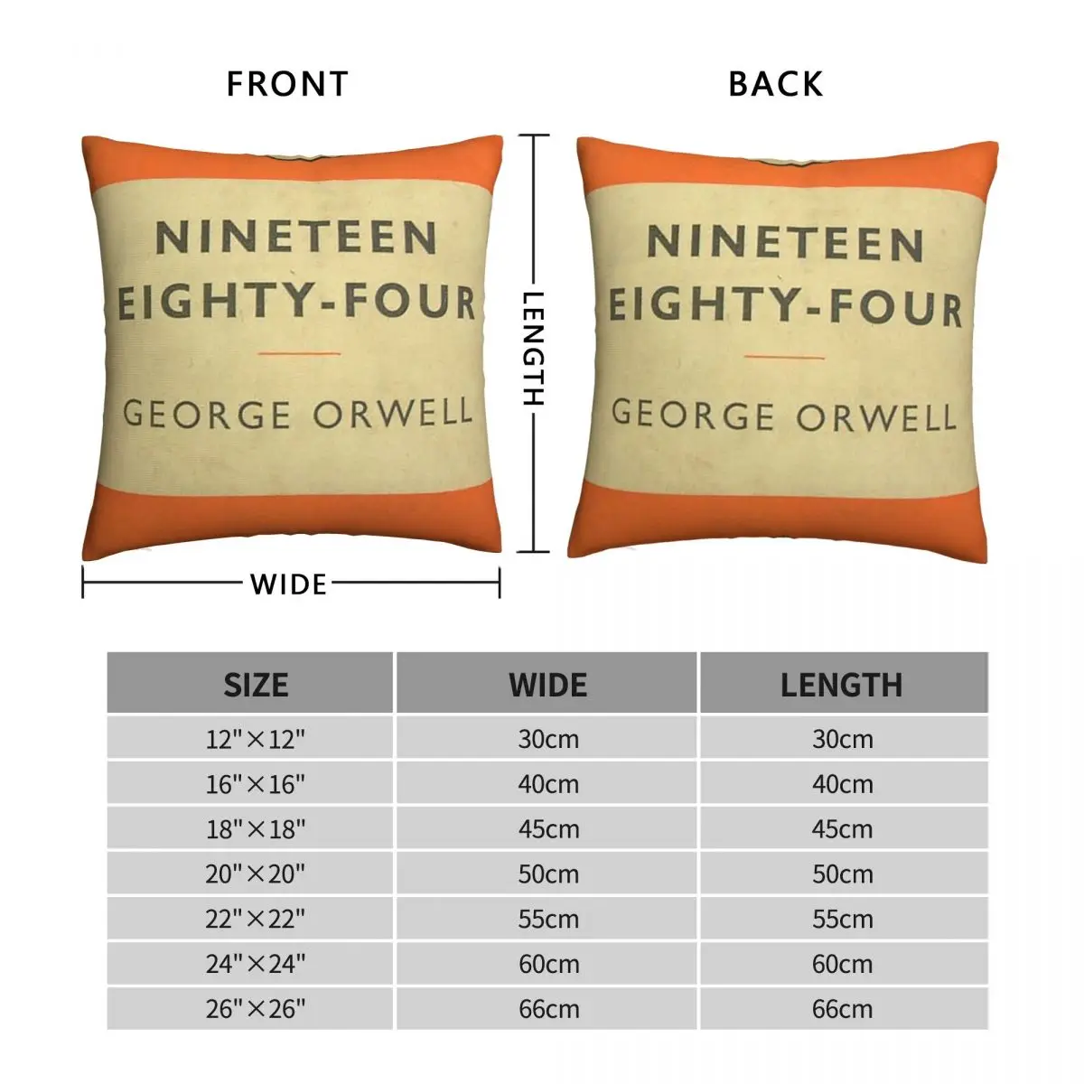 Penguin Classics Book Cover Square Pillowcase Polyester Linen Velvet Creative Decor Throw Pillow Case Sofa Seater Cushion Cover