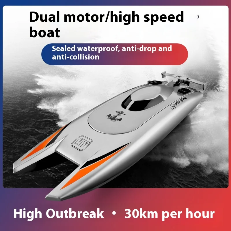 Rc Submarine Wireless 2.4g Boys Rc Toys High Speed Water Rc Boat Kids Race Electric Toys Birthday Gifts