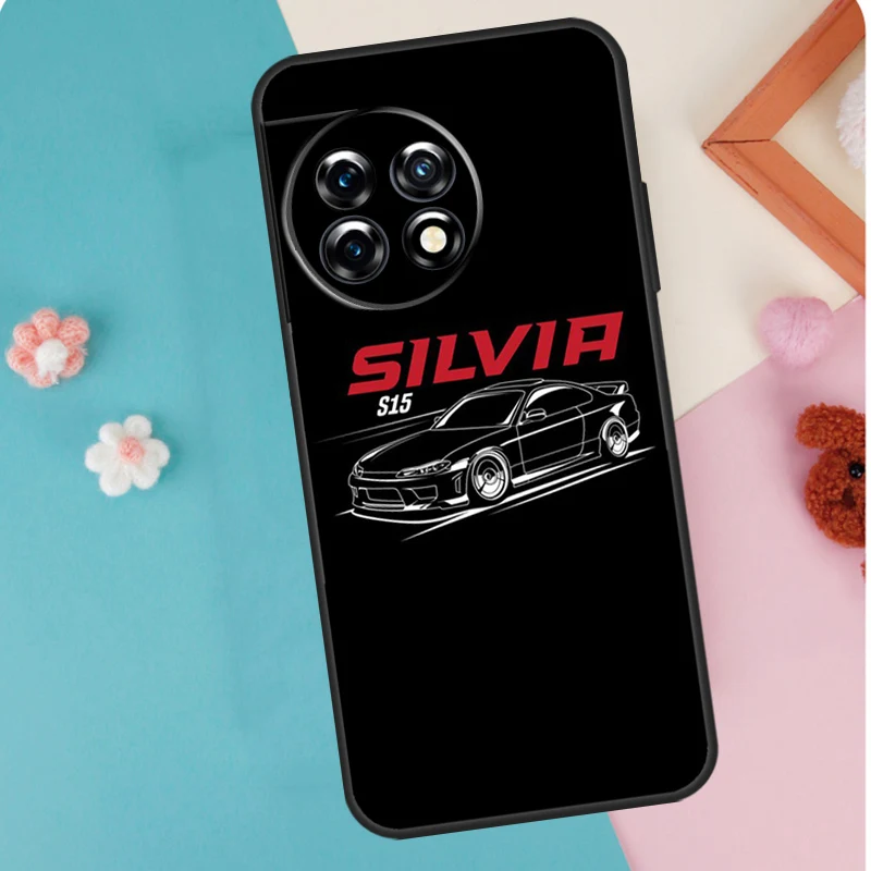 Silvia S15 JDM Tuner Cars Case For OnePlus 12 11 9 10 Pro 9RT 10T 10R 12R OnePlus Nord N10 N20 CE 2 3 Lite 2T Cover