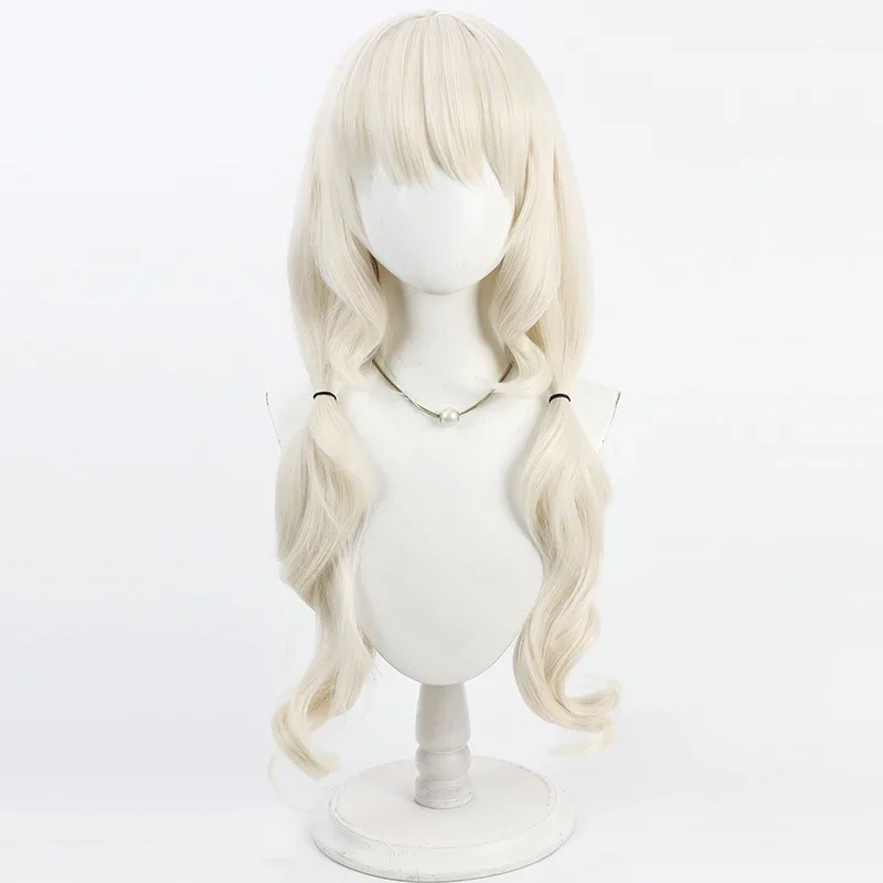 Juego de Anime archivo azul Utsumi Aoba Cosplay peluca fiesta de Halloween Prop pelo sintético fibra resistente al calor + gorro de peluca