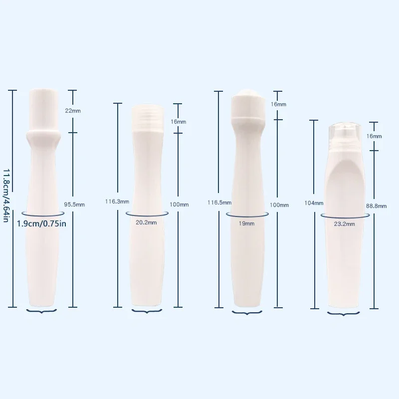 Tragbare Roller ätherisches Öl Parfümflaschen Massage Augencreme Flasche nachfüllbare Roller Ball Fläschchen Antitranspirant Roll-on-Flasche