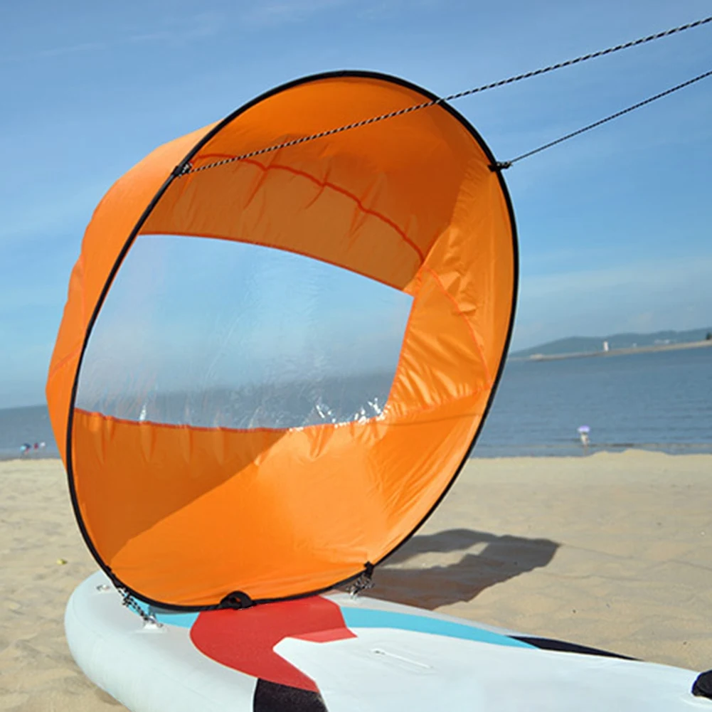 Kayak Downwind Kit, Barco Inflável, Placa Dobrável, Wind Paddle, Easy Setup Wind Sail, Canoa, 108cm, 42 polegadas