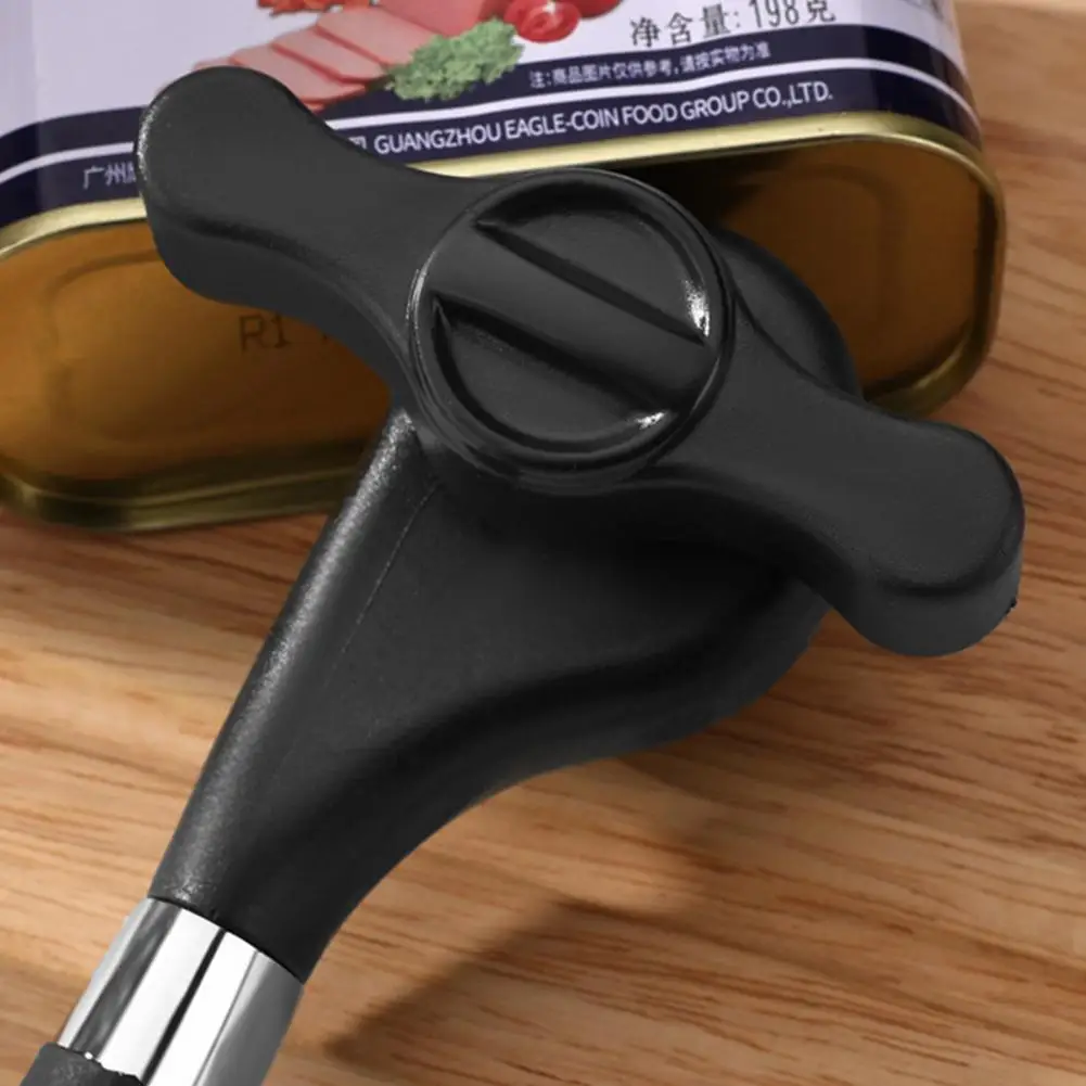 Safe Cut Can Opener Smooth Edge Can Opener Handheld Food Grade Stainless Steel Cutting Manual Can Opener For Kitchen Restaurant view 5