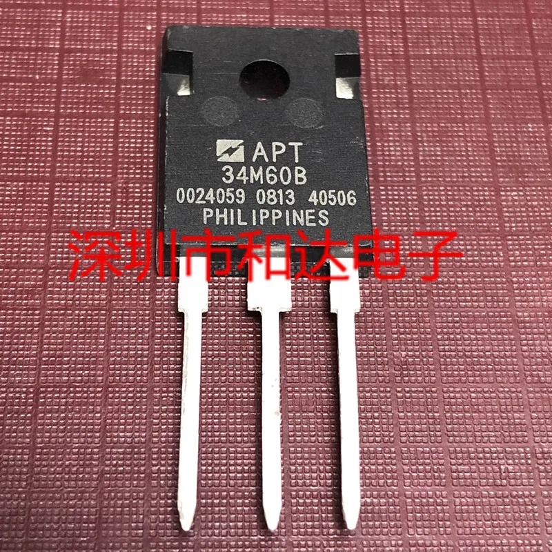 

(5 Pieces) APT34M60B 34M60B TO-247 600V 34A / APT25GT120BRDQ2 25GT120BRDQ2 1200V 54A APT1201R5BVFRG 1201R5BVFRG 1200V 10A TO-247