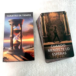 Spanish 54pcs 12*7cm Beautiful High Quality Oracle Cards With News of Future Event Times Divination Runes Mystical Power