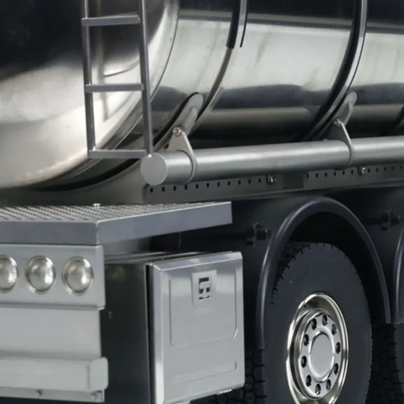 1/14 メタル 6*6 RC セミトレーラー燃料タンクアクセサリーおもちゃ用 RC トラクタートラック輸送トレーラー車両車 TH24326
