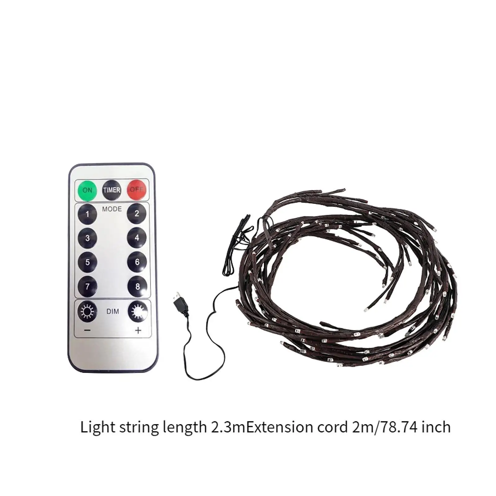 Lighted Christmas Tree Branch Lighted Artificial Branch Twig for Home Office