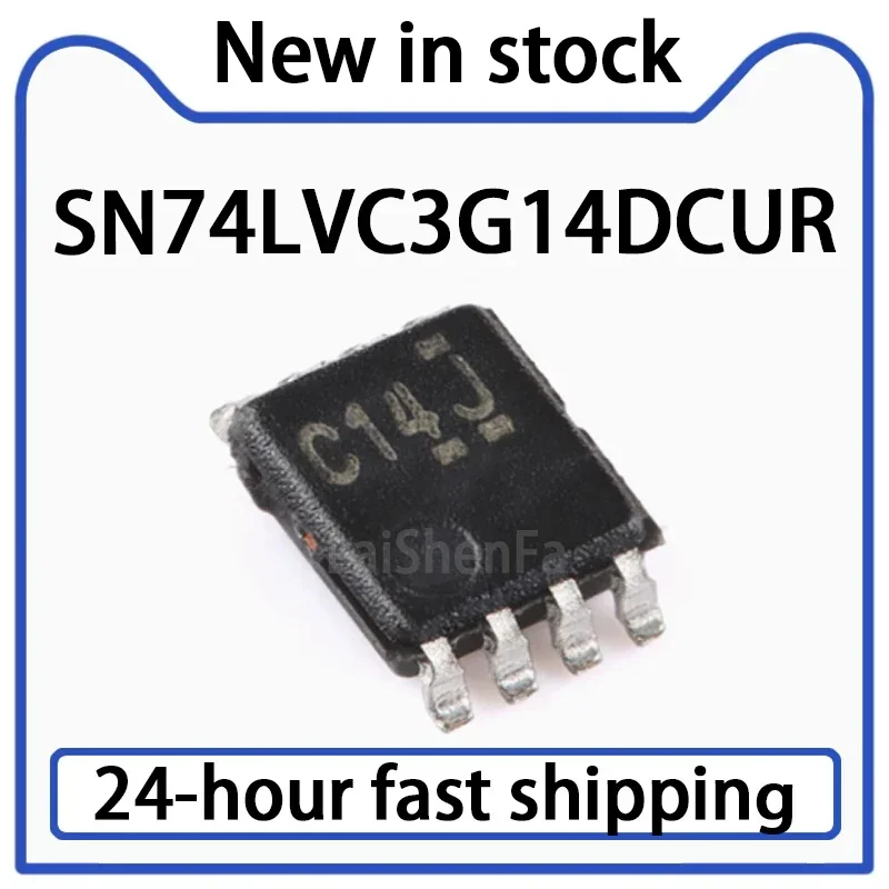 10PCS SN74LVC3G14DCUR VSSOP-8 Three-way Schmitt Trigger Inverter Chip in Stock