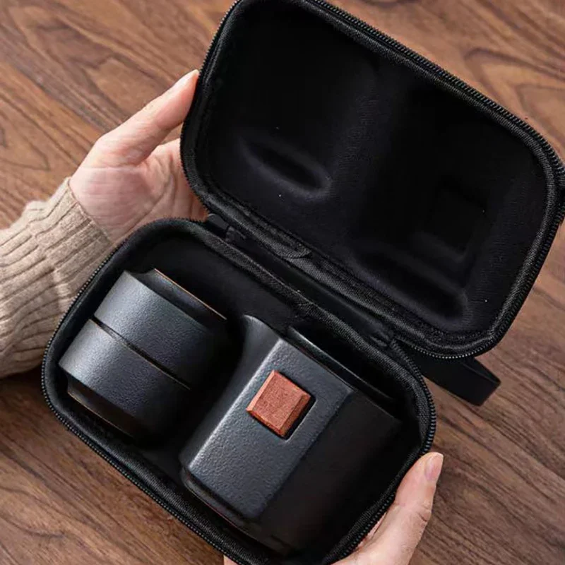 

Дорожный чайный сервиз, портативный стеклянный чайник кунг-фу, керамические чашки и кружки, чайники для самовар, чайная посуда Shu Puer