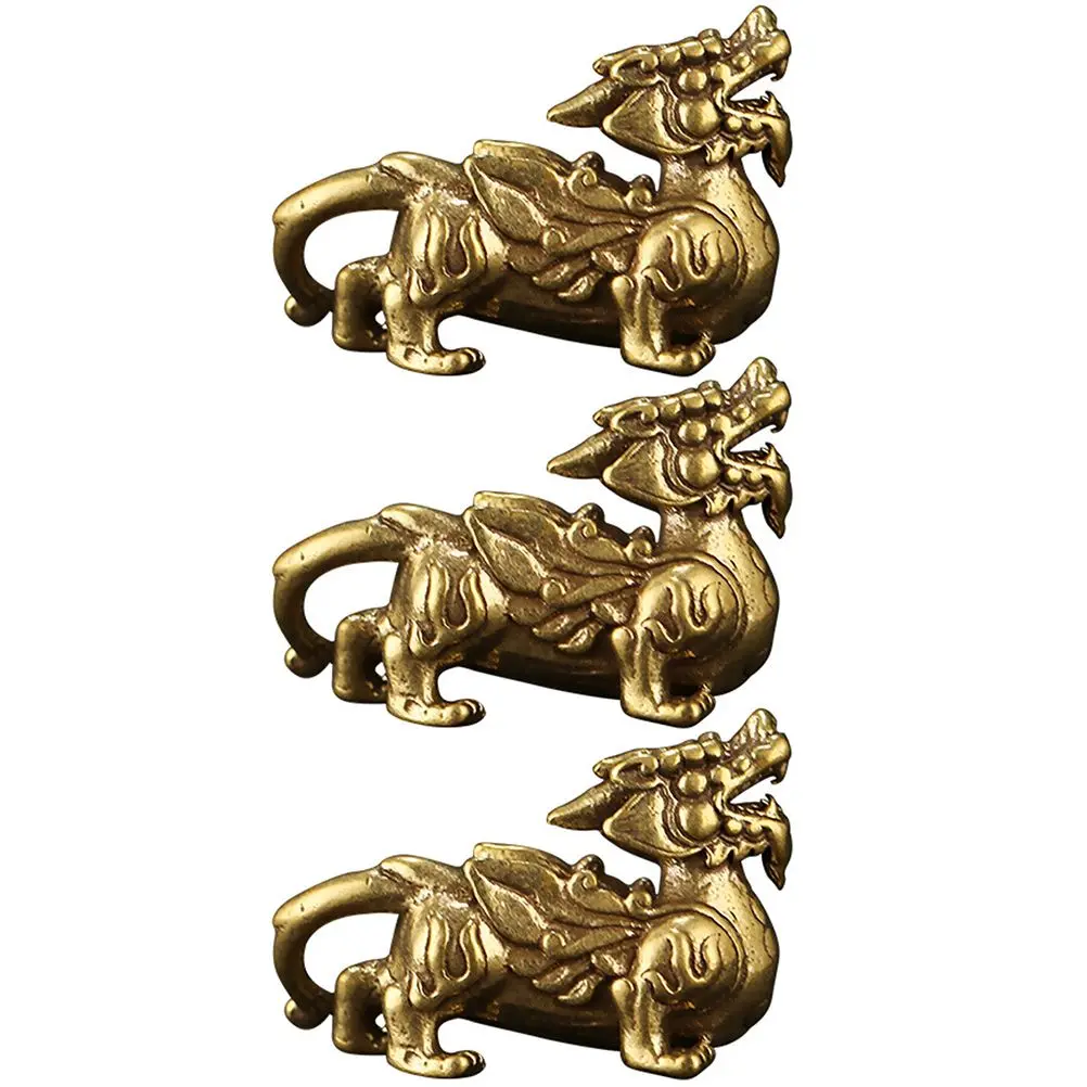 

3PCS Figurine Car Ornament Home Adornment Desk Decor Lucky Car Ornament Charm Auto Decorations Jewelry Accessories